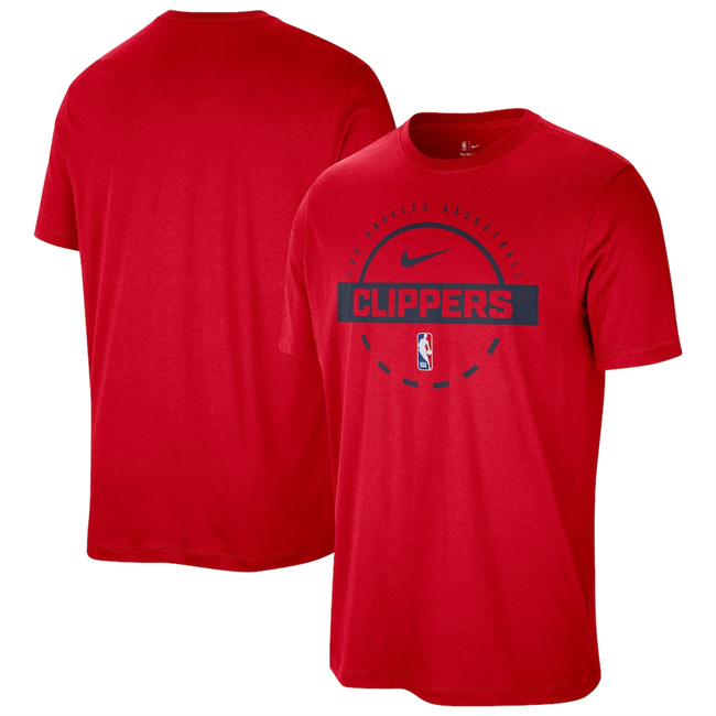 Men's Los Angeles Clippers Red Practice T-Shirt
